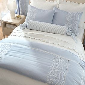AERIN Eyelet Duvet Cover