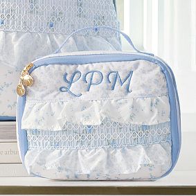 Colby LoveShackFancy Prairie Blue Ditsy Ruffle Cold Pack Lunch