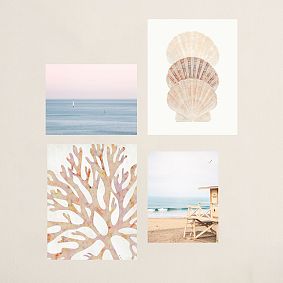 Pastel Tides Art Print Poster Set