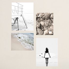 Surfer Girl Art Print Poster Set