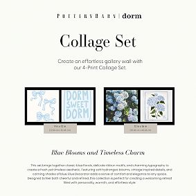 Blue Art Print Poster Set