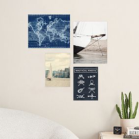 Harbor View Art Print Poster Set