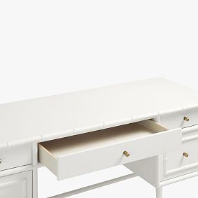 AERIN Bamboo Storage Desk (56"w x 20"d)