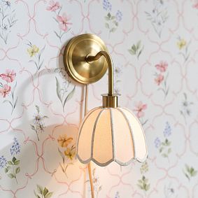 In Bloom Plug In Sconce