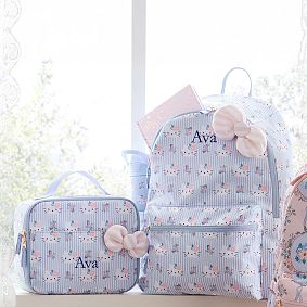 Colby Hello Kitty<sup>&reg;</sup> Pinstripe Backpack &amp; Cold Pack Lunch Box Bundle, Set of 2