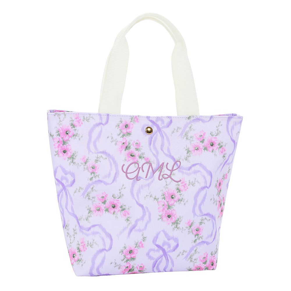 LoveShackFancy Lavender Fete de Leau Colby Lunch Tote | Pottery