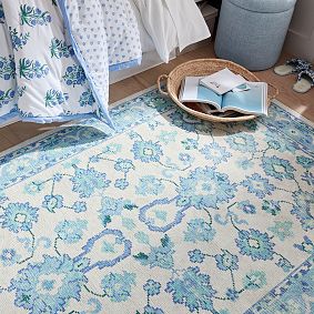 Roller Rabbit Wild Rose Medallion Rug