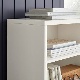 Bowen Smart Storage Desk &amp; Bookcase Set (98"w x 19"d)