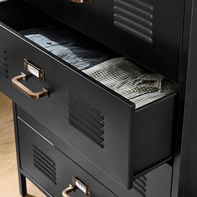 Locker Tall Chest of Drawers (29w x 19d")