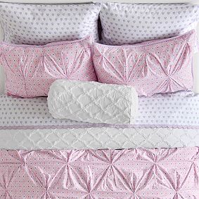 Roller Rabbit Kali Geo Pintuck Organic Duvet Cover