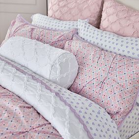 Roller Rabbit Kali Geo Pintuck Organic Duvet Cover