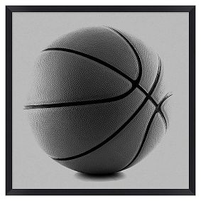 Open Box: Basketball Framed Art (28" x 28")
