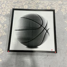 Open Box: Basketball Framed Art (28" x 28")