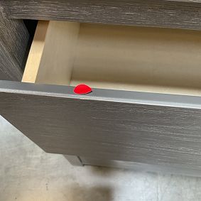 Open Box: Costa Chest of Drawers, 5-Drawer (27.5"W x 19"D) - Brushed Charcoal