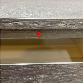 Open Box: Costa Chest of Drawers, 5-Drawer (27.5"W x 19"D) - Brushed Charcoal