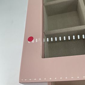 Open Box: Elle Lacquer Jewelry Display Box - Dusty Rose