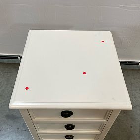 Open Box: LoveShackFancy 3-Drawer Nightstand (18") - Soft White