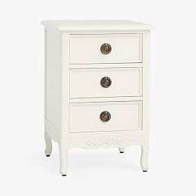 Open Box: LoveShackFancy 3-Drawer Nightstand (18") - Soft White