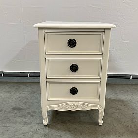 Open Box: LoveShackFancy 3-Drawer Nightstand (18") - Soft White