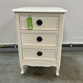 Open Box: LoveShackFancy 3-Drawer Nightstand (18") - Soft White