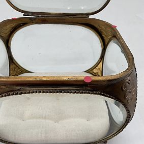Open Box: LoveShackFancy Bow Jewelry Box - Gold