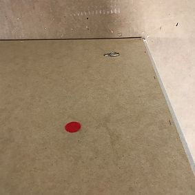 Open Box: No Nails Rectangle Pinboard (36" x 24") - Linen