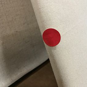 Open Box: No Nails Rectangle Pinboard (36" x 24") - Linen