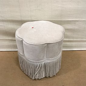 Open Box: Tassel Vanity Stool - Performance Plush Chenille Blush