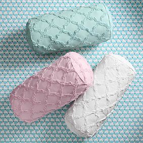 Roller Rabbit Jena Ruffle Bolster Pillow
