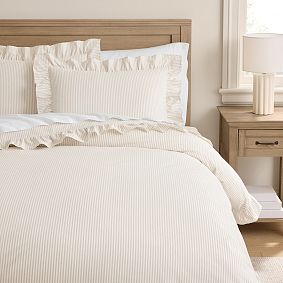 Ruffle Stripe Duvet Cover