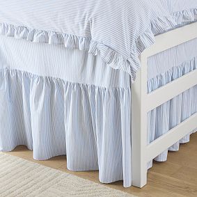 Ruffle Stripe Vaulted Bed Skirt