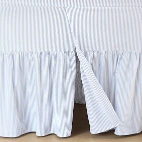 Ruffle Stripe Vaulted Bed Skirt