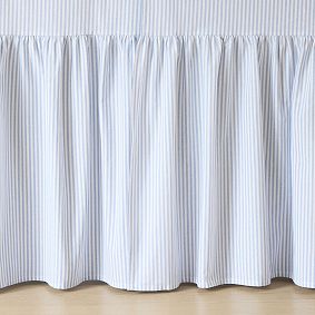Ruffle Stripe Vaulted Bed Skirt