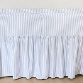 Ruffle Stripe Vaulted Bed Skirt