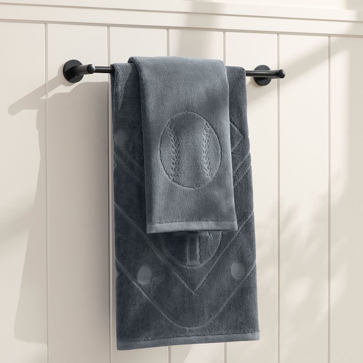 Hill House Home Clematis Scallop Bath Towel | Pottery Barn Teen