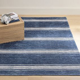 Windward Stripe Washable Rug