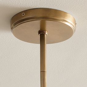Classic Leather Semi Flushmount