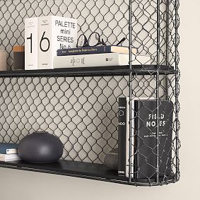 Industrial 2-Tier Bookcase