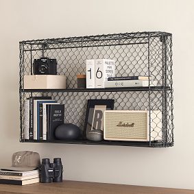 Industrial 2-Tier Bookcase