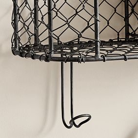 Industrial Shelf With Hooks