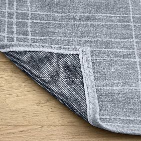 Plaid Washable Rug