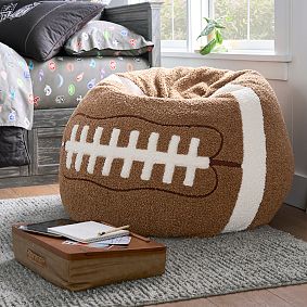Large Football Bean Bag Chair Slipcover Only