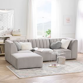 Open Box: Alexandra Wool Rug - Grey Multi