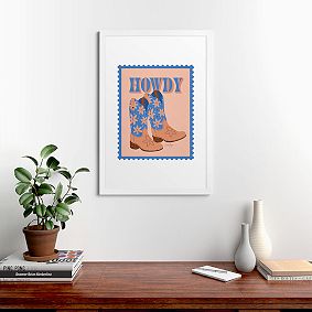 Howdy Boots Art