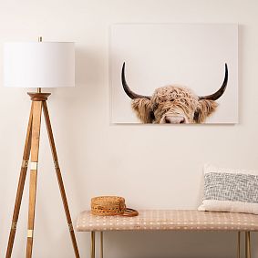 Peeking Cow Art