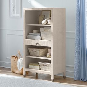 AERIN Raffia Bookcase (28")