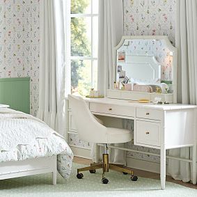 AERIN Bamboo Storage Desk (56"w x 20"d)