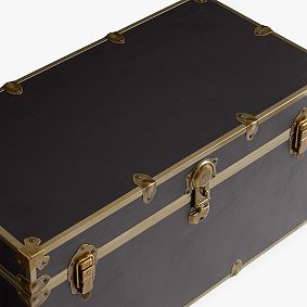 Faux Leather XXL Dorm Trunk (36")