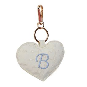 Eyelet Heart Bag Charm