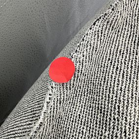 Open Box: Modern Bean Bag Lounger, Large - Boucle Twill Gravel